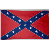 Rebel Flag - Confederate Flag -  Nylon Embroidered - Collectors Edition