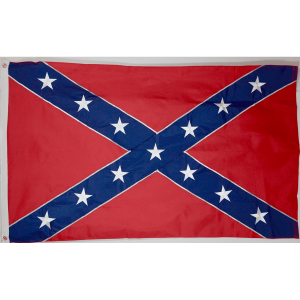 Rebel Flag - Confederate Flag -  Nylon Embroidered - Collectors Edition