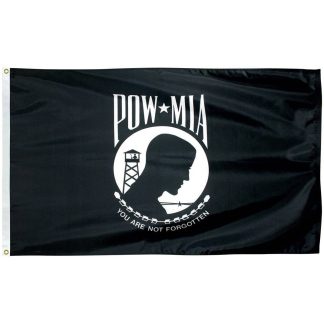 POW MIA FLAG for Sale 3x5 embroidered sewn