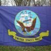 US Navy Flag - 3 x 5 ft -  Nylon Printed (Double Sided Flags)