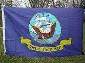US Navy Flag - 3 x 5 ft - Nylon Printed