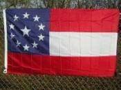 First Confederate Flag - 11 Stars 1 in the middle - Stars & Bars Flag - 3 X 5 ft. Standard