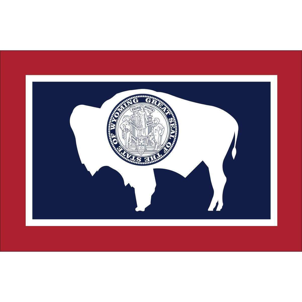 outdoor wy flags for say in nylon 3 x 5 feet