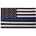 buy police thin blue line flag law enforcement memorial flag