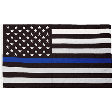 buy police thin blue line flag law enforcement memorial flag