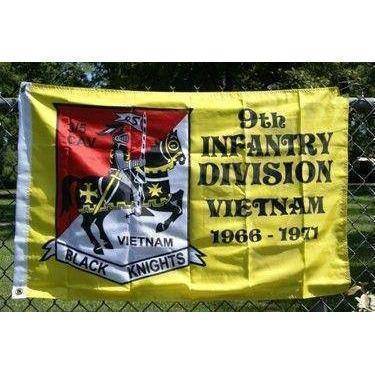 9th Infantry Vietnam Flag Outdoor Nylon Printed 2 x 3 ft.