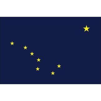 Alaska Flag - State of AK Flags - Outdoor Nylon 3x5 ft