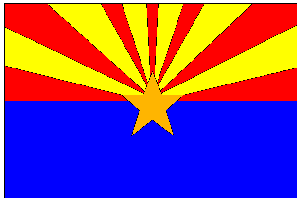 Arizona Flag 4 X 6 ft. Large / AZ State Flags