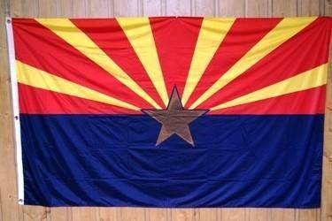 Arizona Flag Knitted Nylon 3 x 5 Flag