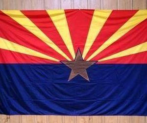 Arizona Flag - Nylon Double Sided  3 x 5 ft