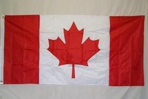 Canada Flag - Nylon Embroidered Flag 3 x 5 ft.