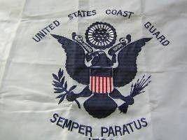 Coast Guard Flag - Sewn Nylon Embroidered USCG Flags 2 x 3 ft.