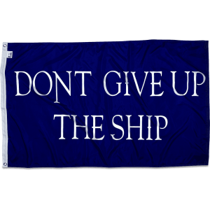 Commodore Perry Flag  3 x 5 Nylon Dyed (USA Made)