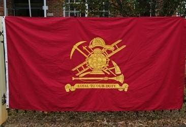 Fire Fighter Cotton Flag 5 x 9.5 Casket Size