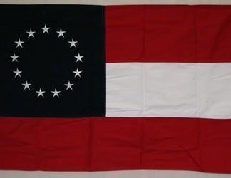 First National Confederate Flag - 13 Star Stars and Bars Nylon Printed 3 x 5 ft.