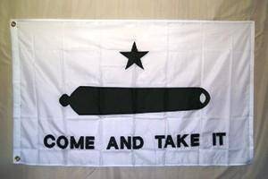 Gonzales Come & Take It Cannon Flag - Nylon Printed 3 X 5 ft.