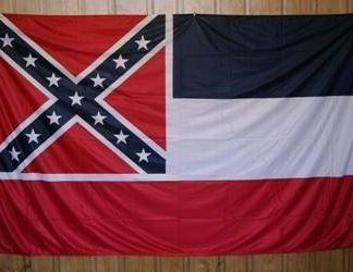 Mississippi State Flag - Old MS Flags - Outdoor Nylon Printed - 6x10