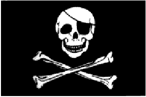 Pirate Flag Jolly Roger With Patch Flags 3 X 5 ft. Standard
