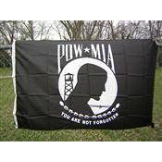 POW MIA Flag - Outdoor Commercial Nylon Printed Flags 3 x 5 ft.