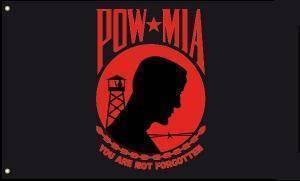 POW MIA Red Flag 3 X 5 ft. Standard