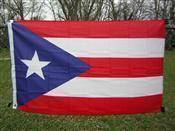 Puerto Rico Nylon Printed Flag 3 x 5 ft.