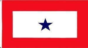 Service Flag Blue Star Banners - One Star 3 X 5 ft. Standard