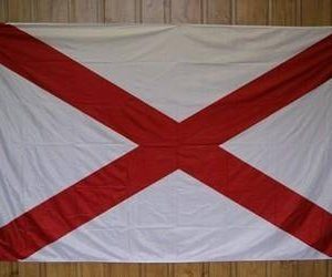 Alabama Flag 3 X 5 ft. Nylon Printed State of AL Flags