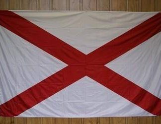 Alabama Flag 3 X 5 ft. Nylon Printed State of AL Flags