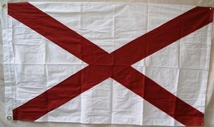State of Alabama Flag - AL - Cotton 4 x 6 ft.
