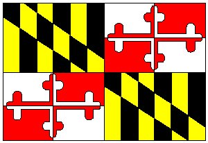 State of Maryland Flag / MD Flags 4 X 6 ft. Outdoor Nylon Printed