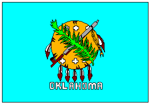 State of Oklahoma Flag 4 X 6 ft. Large