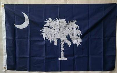 State of South Carolina Flag Nylon Embroidered 2 x 3 ft.