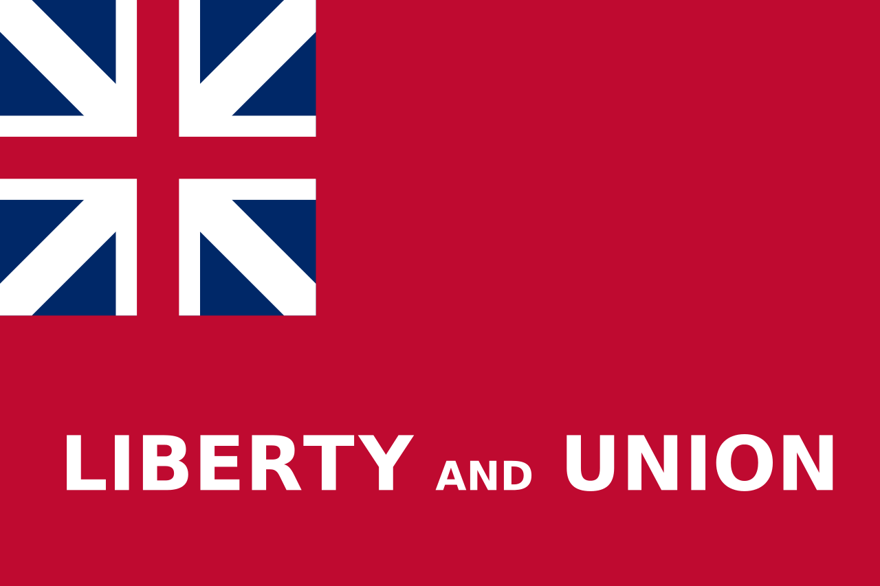 Taunton Flag, Liberty and Union Flag 3 X 5 ft. Nylon Printed - Made in USA