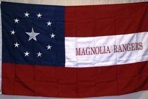 Texas Cavalry Magnolia Rangers Flag Double Nylon Embroidered 3 x 5 ft.