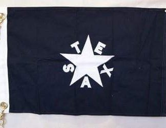 Texas Lorenzo De Zavala Flag - Cotton - 16 x 24 inch with grommets