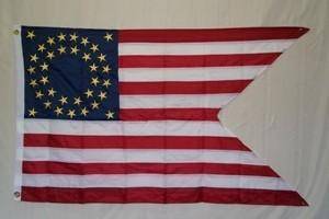 Union Cavalry Guidon Flag Nylon Embroidered 3 x 5 ft.