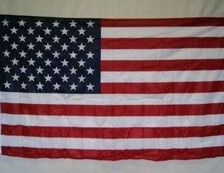 USA Flag Knitted Nylon 5 x 8 ft Jumbo