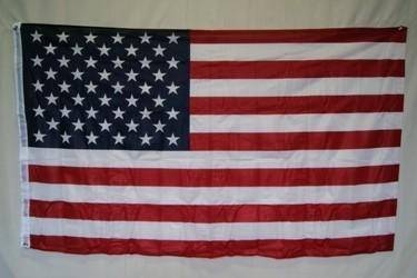 USA Flag Knitted Nylon 5 x 8 ft Jumbo