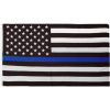 USA Thin Blue Line Flag - Sewn & Embroidered Nylon Flag 3 x 5 ft