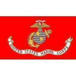 USMC Marine Flag - Outdoor Commercial Nylon Printed (Made in USA)- 12x18 inch, 2x3, 3x5, 4x6, 5x8, 6x10 ft - Image 2