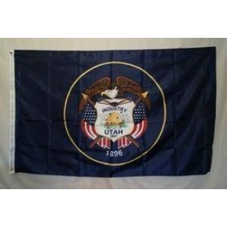 Utah Nylon Printed Flag 3 x 5 ft.