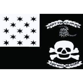 War of 1812 Flag Veteran Exempts Flag 6-Point Stars 3 X 5 ft. Standard