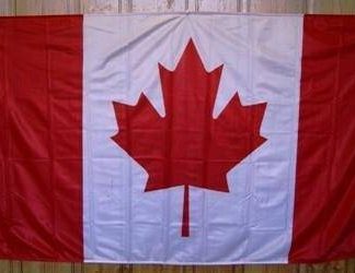 Canada Knitted Nylon 3 x 5 Flag