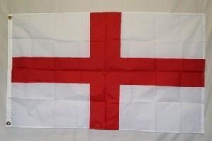St. George's Cross Flag - England- Nylon Embroidered 3 x 5 ft.