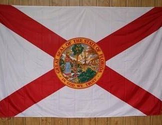 Florida Knitted Nylon 5 x 8 Flag