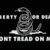 Liberty or Death Flag Dont Tread on Me Black Minutemen Flag 3 X 5 ft. Standard