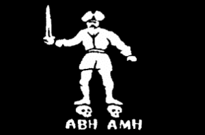 Pirate Flag "Black Bart" Bartholomew Roberts Flag (2nd) ABH AMH Jolly Roger 3 X 5 ft. Standard