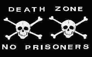 Pirate Flag Death Zone Pirate No Prisoners Flags 3 X 5 ft. Standard