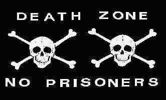 Pirate Flag Death Zone Pirate No Prisoners Flags 3 X 5 ft. Standard