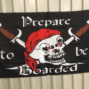 Pirate Flag "Prepare to be Boarded" Flag with Skull & Swords  3 X 5 ft. Standard